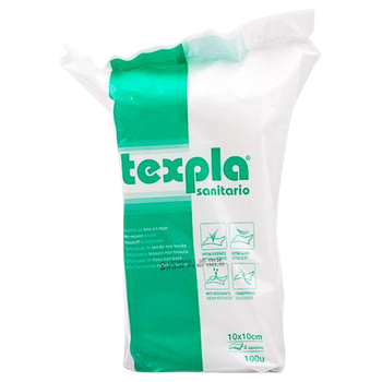 Texpla Apósito Tela S/tejer 10x10cm 100 Uds