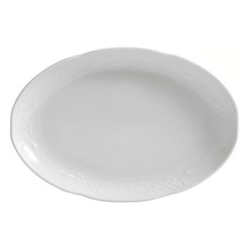 Bandeja Augusta Porcelana Blanco (32 X 22 X 3,5 Cm)