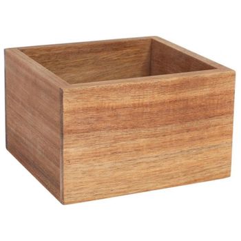 Soporte Inde Madera Cuadrado (17,6 X 16,2 X 11 Cm)