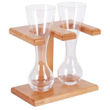 Set De Copas Inde Sydney (2 Uds) Con Soporte (20 X 13,5 X 24 Cm)