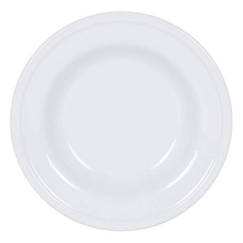 Plato Hondo Olympia Porcelana Blanco (ø 22,5 Cm)