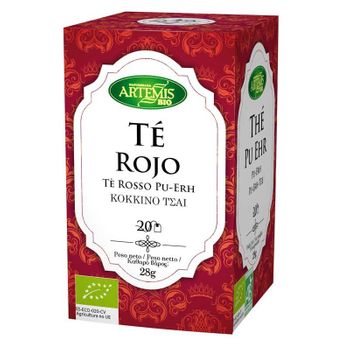 Te Rojo Pu Erh 20 Filtros Artemis