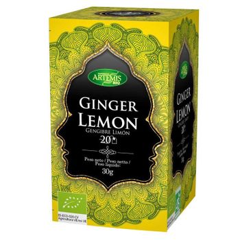 Jengibre Limon - Ginger Lemon 20 Filtros Artemis