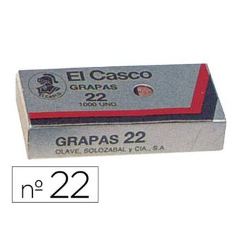 Grapas El Casco 22 -caja De 1000