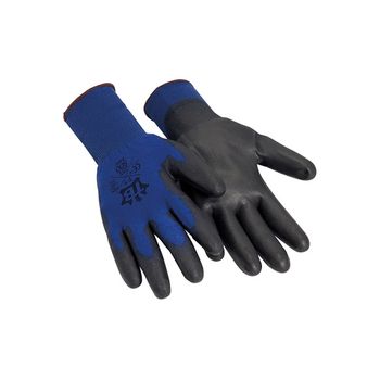 Guantes De Nylon Azul Sin Costuras Talla 9