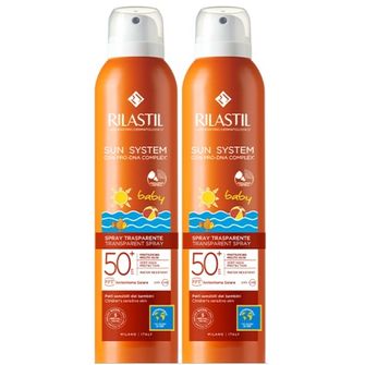 Rilastil Sun System Spray Transparente Baby Spf50+ 2 X 200 Ml