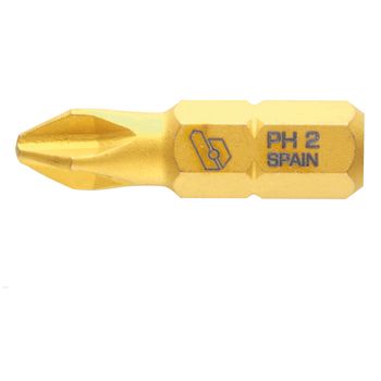 Punta Philips 1/4'' Tin 5 U - Bianditz - 238766 - 1x25 Mm..