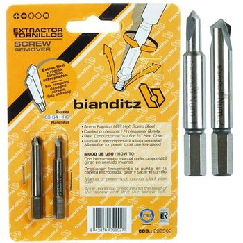 Extractor De Tornillos Bianditz Jgo 2 Pzs