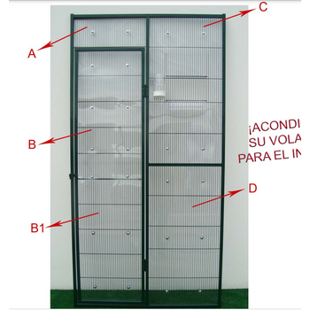 Imor Panel Pvc Rigido (transparente) Voladero Pajaro