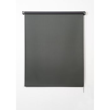 Estor Enrollable Opaco Gris Grafito 100x180 Cm