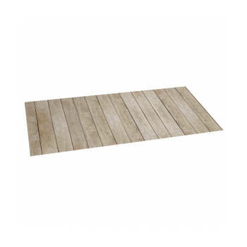 Alfombra De Vinilo Wood Gris - Medidas De Alfombra - 50cmx140cm