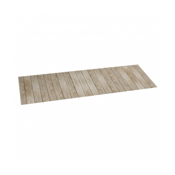 Alfombra De Vinilo Wood Gris - Medidas De Alfombra - 80cmx150cm