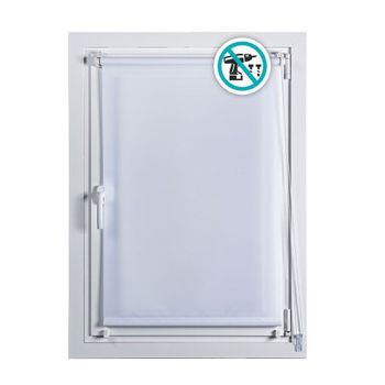 Estor Enrollable Clip&fix 120x180cm Blanco Nieve Stor Planet