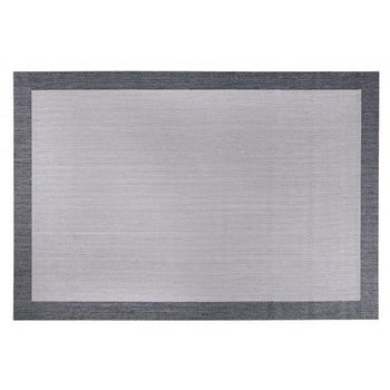 Living Dec - Alfombra Tejido De Vinilo Gris-negro 60x200