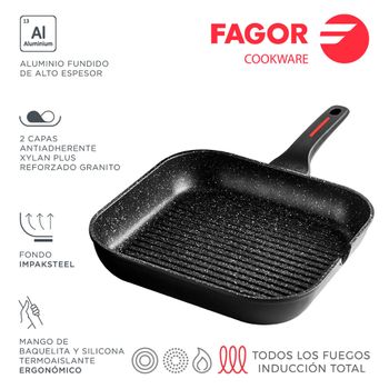 Sarten Inox Enara 24cm Acero Inoxidable 18/10 Fagor - Neoferr* con Ofertas  en Carrefour