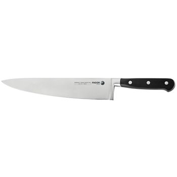 Fagor Couper Cuchillo Profesional Cocina De Chef O Cebollero 20 Cm Hoja Acero Inoxidable Grosor 3 Mm, Ideal Para Cortar, Picar Y Filetear Carnes, Pescados Y Verduras, Mango Ergonómico