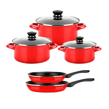 Maestro Mr-2020-6m Batería De Cocina Acero Inoxidable, 6 Piezas, Inducción,  3 Cacerolas, 3 Tapas De Cristal, Apta Para Todo Tipo De Cocinas, Apta  Lavavajillas con Ofertas en Carrefour