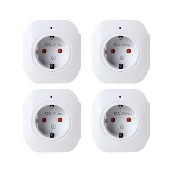 Enchufe Inteligente Hama, Enchufe Inteligente WLAN (3680 W, Compatible con  Alexa y con Google Home, Sin puerta de enlace), Color Blanco