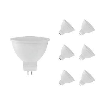 Pack 6 Bombillas Led Gu5.3 Spotlight 8w Equi.60w 700lm Raydan Home