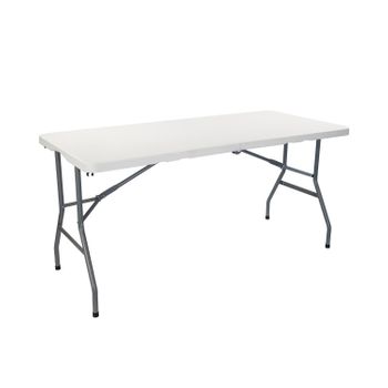 Mesa De Jardín Plegable De Madera De Álamo 70x70x70cm-outsunny.blanco con  Ofertas en Carrefour