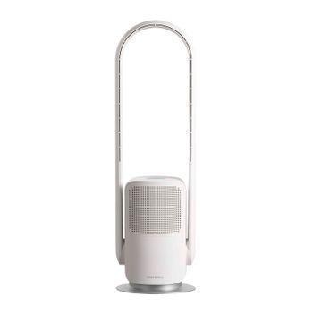 Orion91 - Ventilador Wifi Torre Vital Silence, 26w, Motor Dc, 9 Velocidades, Programable, 4 Modos Ventilación, Bluetooth, Ultrasilencioso, 56db, Estancias 25m², Ø25.5x82 Cm (diámetro X Altura), Blanco