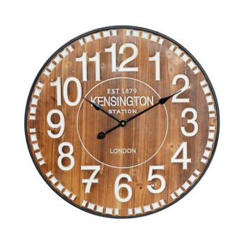 Reloj De Pared Vintage Negro/dorado Ø27.3 Cm O91 con Ofertas en Carrefour