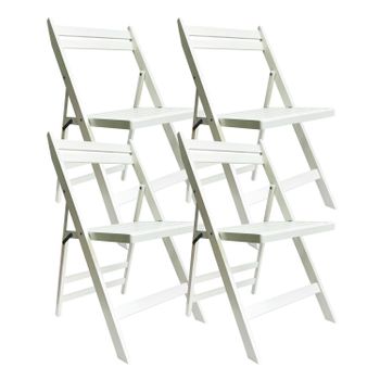 Silla Plegable Multfuncional, Portatil, Resistente,multiusos 45x50x88  (alt.) Cm. Color Blanca con Ofertas en Carrefour