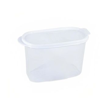 Bote Con Tapa Dispensadora 1.2l Blanco 20x9.5x12.5cm 7house