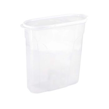 Bote Con Tapa Dispensadora 4l Blanco 25.5x10.5x26.5cm 7house