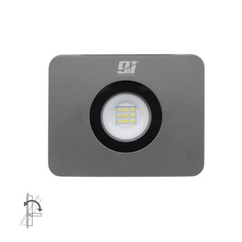 Pack X 3 Unidades Donclaif Proyector Led Mini Led Gris 10w 700lm 25000h Ip65 - Iluminación Exterior