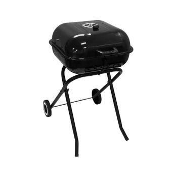 Barbacoa De Leña O Carbon Con Tapa Y Ruedas 100 X 68 X 97 Cm con Ofertas en  Carrefour