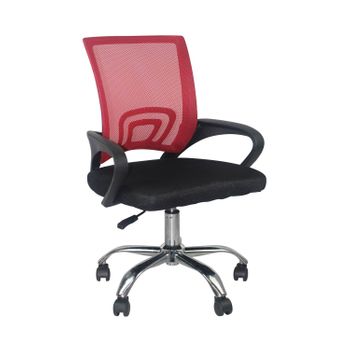 Thinia Home - Silla De Escritorio Classic, Oficina Y Despacho, Home Office, Respaldo Malla Transpirable, Soporte Lumbar, Reposabrazos, Altura Ajustable, Ergonómica, 52x65x(86-95)cm, Varios Colores