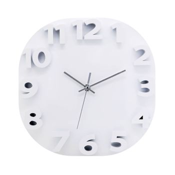 Thinia Home - Reloj De Pared Vintage En Relieve Con Esfera Gris/madera  Ø80cm, Hogar, Oficina Y Despacho, Movimiento Agujas Continuo, Extra  Silencioso, Números En Relieve, Diseño Actual, Color Madera con Ofertas en