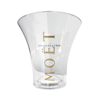 Spazioluzio - Cubitera / Hielera Moet&chandon Metacrilato Transparente Diámetro 27cm Alto 28cm