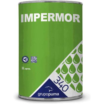 340 Impermor: Hidrofugante Incoloro. Impermeabilizante / Imprimación De Superficies. 1 Lt