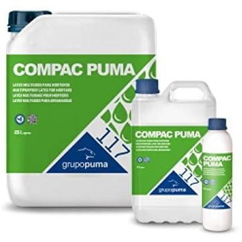 Compac-puma: Látex Multiuso Gel. Aditivo Impermeabilizante Para Morteros. Ideal Para Rejunteo De Gresites En Piscinas. Bote 1 Litro