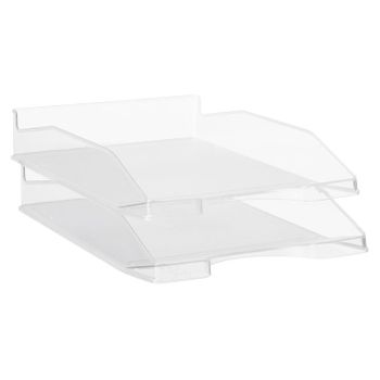 Bandeja Organizadora De Sobremesa Modelo 742 Translucida - Cristal