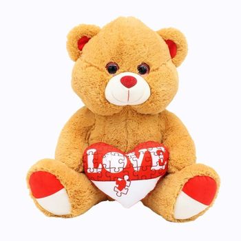 Oso de Peluche Marrón con Corbata 65 cm