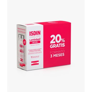 Isdin Lambdapil Anticaída 180 Cápsulas Pack 3 Meses