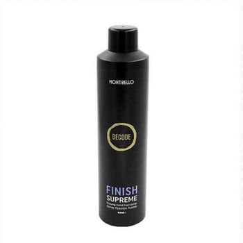 Laca De Fijación Extra Fuerte Decode Finish Supreme Montibello (400 Ml)