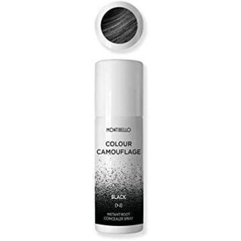 Montibello - Spray Corrector Raíces Colour Camouflage Black (1-2) 50 Ml