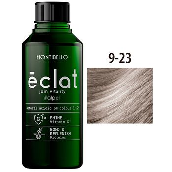 Tinte Éclat Montibello 9.23 Rubio Extraclaro Irisado Dorado