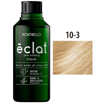 Tinte Éclat Montibello 10.3 Rubio Platino Dorado