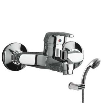 Tres 17017002 Eco-tres Grifo Bañera-ducha Ducha Antical Y Flexo Doble Engatillado