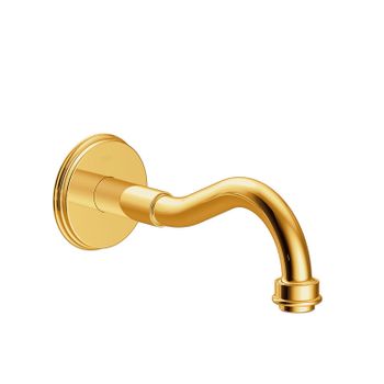 Tres 24217301or Tres Clasic Caño Fijo De Pared Color Oro 24k