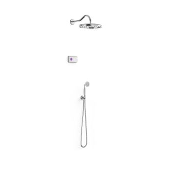 Tres 09226201 Tres Clasic Kit Grifo Termostático Electrónico Empotrado 2 Vías Shower