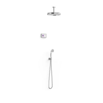 Tres 09226202 Tres Clasic Kit Grifo Termostático Electrónico Empotrado 2 Vías Shower