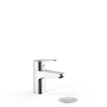 Tres 21510410d Base-tres Grifo Monomando Eco Lavabo+click-clack