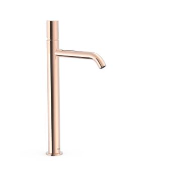 Tres 26130801op Study Exclusive Grifo Monomando Xxl Para Lavabo Oro Rosa 24k