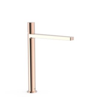 Tres 21180302op Project-tres Grifo Monomando Xxl Para Lavabo Oro Rosa 24k